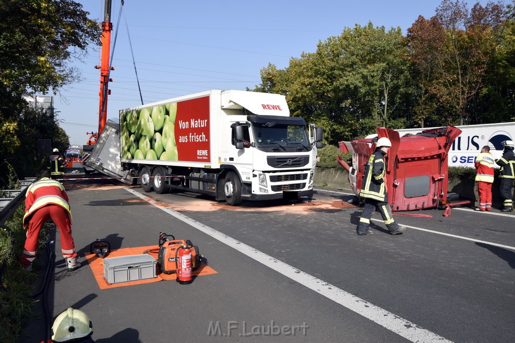 Schwerer VU PKlemm A 57 Rich Innenstadt Hoehe Koeln Chorweiler P024.JPG - Miklos Laubert